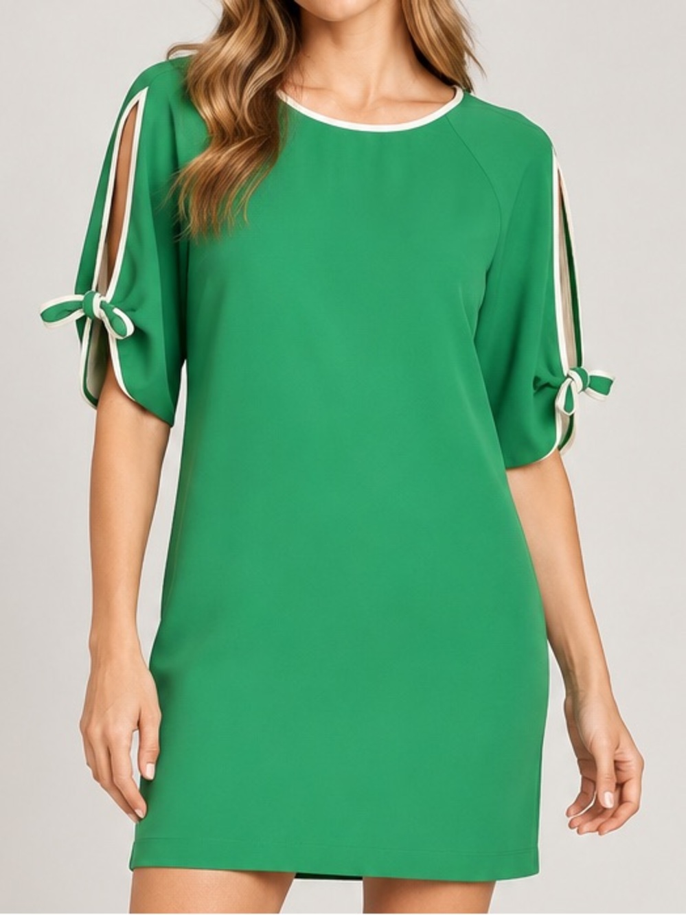 💚Amanda Uprichard Green Cut Out Sleeve Dress Sz. S